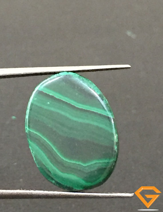 14.62 ct Natural Certified Malachite stone